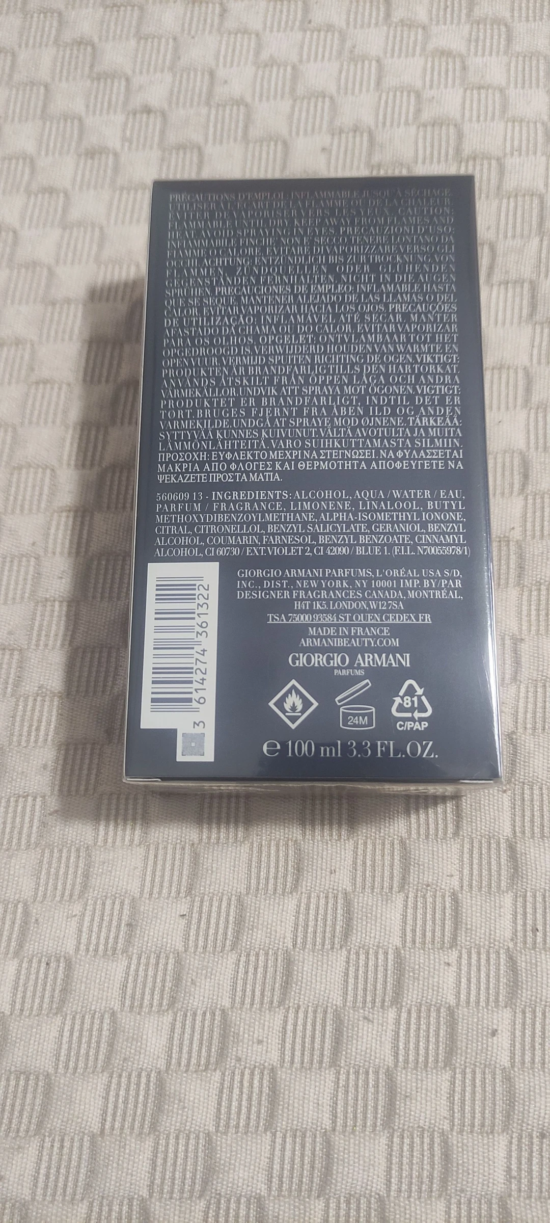 Giorgio Armani Acqua Di Gio Profondo homme 100ml – photo 6